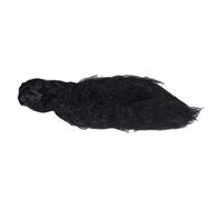Hamwesh Perruque Synthétique, Perruque Longue Ondulée Résistante à la Chaleur, de Cheveux Longs Bouclés avec Bonnet Réglable et Finition Mate Dense pour Femme Cosplay Party (BLACK)