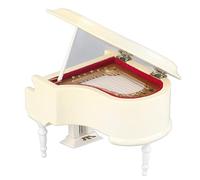 Hamwesh Piano Miniature, Artisanat Exquis avec Banc et étui, pour Décoration de Salle de Musique et Cadeaux