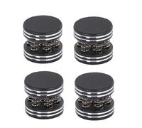 Hamwesh Pieds d'isolement du Haut-parleur de Printemps, 4pcs Pieds d'isolement avec pavé 'absorbeur pour Lecteur CD DAC Turntable, Capacité de Poids de 25 Kg de Réduction des Vibrations pour