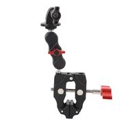 Hamwesh Pince de Montage pour Caméra, Bras Magique Réglable à 360° en Alliage d'aluminium, Bras articulé avec Support à Double Griffe pour Caméras d'action 3 Go 3 et Diverses Surfaces