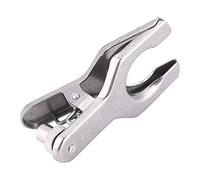 Hamwesh Pince en Acier Inoxydable, Pince à Pincer avec une Forte Force de Serrage, Construction Robuste et Fonctionnement Simple, à Bille en Verre, Montable sur Table pour Hôpitaux, Cliniques, (28#)