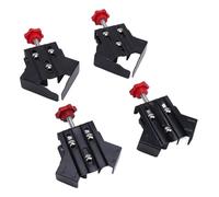 Hamwesh Pinces d'Angle, 4 Pièces de Pinces à Angle Droit Réglables de Type et fermé, Pince de Fixation à 90 Degrés en Acier au Carbone avec Poignée Unique pour le Travail du Bois et le Soudage