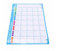 Hamwesh Planificateur Mensuel Magnétique Effaçable à Sec pour Réfrigérateur, Support Entièrement Magnétique, 3 Marqueurs de Couleur et Gomme, Grand Calendrier Effaçable à Sec pour l'école, le (4