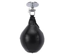 Hamwesh Plateforme de Sac de Vitesse, Sac de Frappe Robuste en Cuir PU Léger Rotatif à 360 Degrés, Entraîneur de Vitesse de Boxe avec Gonfleur et Matériel de Montage pour l'entraînement de Boxe