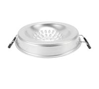 Hamwesh Poêle à Barbecue Thaïlandaise 2 en 1 en Aluminium, Plaque de Barbecue Antiadhésive avec Répartition Uniforme de la Chaleur, pour les Réunions à la Maison et la Cuisine Multi-usage