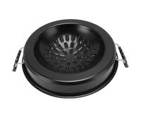 Hamwesh Poêle à Barbecue Thaïlandaise, Poêle à Charbon de Bois Antiadhésive en Aluminium avec Marmite pour la Cuisine Intérieure et Extérieure (30cm/11,81 pouces noir)