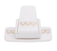 Hamwesh Poinçon de Bordure, Coupe-bordure de Papier Ergonomique en Gaufrage de Dentelle de Conception de Fleur, Perforateur de Papier Décoratif avec Conception Portable pour les Invitations de