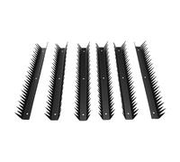 Hamwesh Pointes Anti-montée, Pointes de Clôture en Acier au Carbone de 15,7 Pouces à Haute netteté, de sécurité avec Trous Pré-percés pour une Installation Facile sur le Toit du Mur de Clôture,