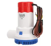Hamwesh Pompe de Cale, 1500 GPH 4 M de Levage, Sortie 29 Mm, Pompe de Cale Marine Automatique 12 V, de électrique Portable Légère avec Filtre Amovible pour étangs, Piscines, Spas, Camping-car, (12V)