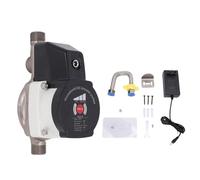 Hamwesh Pompe de Surpression D'eau de Douche Intelligente, 80 W 36,2 PSI 475,5 GPH avec Interface NPT 1/2 Po, Interrupteur Automatique Manuel, Faible Bruit, pour la Maison (Prise UE)