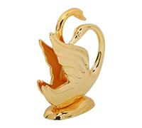 Hamwesh Porte-serviettes Golden Swan, Alliage Inoxydable, 4,2 Pouces | Support distributeur de serviettes, finition dorée élégante, nettoyage en tissu humide ou sec, pour Table à manger,