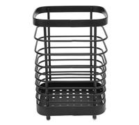 Hamwesh Porte-ustensiles, Cadre en Acier Inoxydable, Montage Latéral, Résistant à l'oxydation, Organisateur d'ustensiles de Cuisine de Camping, Panier de Rangement Suspendu avec Sac de Rangement