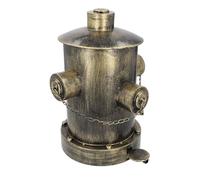 Hamwesh Poubelle de Bouche d'incendie, Poubelle en Bronze Antique avec Seau Intérieur, Style Artistique en Fer Européen pour la Décoration Intérieure et la Gestion des Déchets