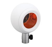 Hamwesh Prisme de Station Totale, Prisme de 64 Mm, équipement d'arpentage de Construction en Verre K9 à Constante Zéro, Mini d'arpentage avec Base Magnétique, Filetage Femelle 5/8 Po pour la