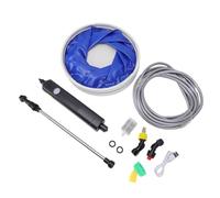 Hamwesh Pulvérisateur électrique, Pulvérisateur alimenté par Batterie Rechargeable 9L 1500mAh, de Jardin avec 3 Buses, Poteau Télescopique, Tuyau de 5M, Indicateur de Niveau Numérique pour Cour,