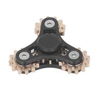 Hamwesh Pur Laits Hands Engins avec 4 Engrenages Conception pour Le Soulagement des Contraintes et Le Gadget de Bureau Sensoriel du TDAH (Black)