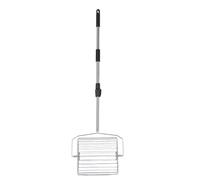 Hamwesh Ramasseur de Balles de Tennis, Collecteur de Balles de Grande capacité en Acier Inoxydable, Rouleau à Roulement Lisse avec Poignée Ergonomique pour Rassembler Les de Tennis et Les Fruits du