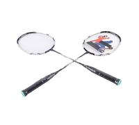 Hamwesh Raquette de Badminton, Cadre en Aluminium Léger avec des Poignées élastiques élevées pour 2 Joueurs Sets avec Sac pour Le Jeu en Plein Air