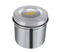 Hamwesh Récipient de Désinfection en Acier Inoxydable Brillant, Lisse, adapté aux Salons de beauté et Hôpitaux, unité Unique (12 cm)