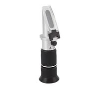 Hamwesh Réfractomètre Brix avec ATC, 0-32 Brix pour Moût de Bière et Vin | Hydromètre pour la fabrication du vin, vin de fruits 0-140, échelle Baume 0-27, outil de test de brassage à domicile