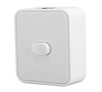 Hamwesh Répartiteur Ethernet, 2 Ports 1000 Mbps 2 en 1 Sortie 1 en Sorties PoE Extender Gigabit Switch, Commutateur Réseau avec Matériau ABS pour l'extension du Réseau de Bureau à Domicile