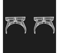 Hamwesh Réservoir D'eau pour PC, Cylindre, Filetage G1/4, POM PMMA | Kit de cylindre de refroidissement liquide, acrylique Transparent, support métallique de Type L, supports en plastique,