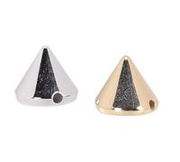 Hamwesh Rivets en Cuir, 100 Pièces Rivets Coniques en Plastique à Dos Plat en Forme de Cône avec 2 Trous pour une Couture ou un Collage Facile pour Vestes en Cuir, Ceintures, Sacs, Chaussures,