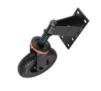 Hamwesh Roue de Portail Robuste de 8 Pouces, capacité de 600 Lb, Acier au Carbone et Caoutchouc Robustes, Revêtement en Poudre Noire, Rotation à 360 Degrés, pour Portails en Bois et en Métal, avec