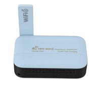 Hamwesh Routeur de Voyage 4G LTE 10000mAh avec WiFi 6, Prise SIM Hotspot | Protocole 802.11ax, Vitesse 300 Mbps, jusqu'à 16 Utilisateurs, Entrée Type C, Matériau ABS, pour Voiture ou extérieur.