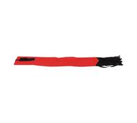 Hamwesh Sac à Queue à Cheval, Tissu Non tissé Extensible avec Protection Anti-Morsure Frange (Rouge)