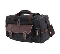 Hamwesh Sac de Sport, Sac de Voyage en Toile Microfibre Résistante à l'abrasion, Grande capacité, à Main avec Trois Méthodes de Transport et Poches Zippées Intégrées pour Les Voyages d'affaires de