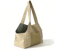 Hamwesh Sac de Transport pour Animaux de Compagnie, Léger, Pliable et Respirant en Nylon pour Chat et Chien, Petit Sac pour Animaux de Compagnie avec Crochet de sécurité Interne et Support Inférieur