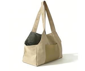 Hamwesh Sac de Transport pour Animaux de Compagnie, Léger, Pliable et Respirant en Nylon pour Chat et Chien, Petit Sac pour Animaux de Compagnie avec Crochet de sécurité Interne et Support Inférieur