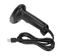 Hamwesh Scanner de Codes-Barres, Lecteur de Codes-Barres USB Filaire Ergonomique étanche à la Poussière IP54, Scanner de QR 2D avec Transmission d'image Globale pour Les Magasins de Détail de