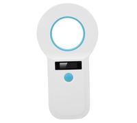 Hamwesh Scanner de Puces pour Animaux de Compagnie, Lecteur Portable EMID pour Animaux, écran Haute luminosité, Stockage de 128 Enregistrements, avec Câble de Données USB pour la Gestion des Petits