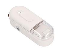 Hamwesh Scelleuse de Sacs à Chips, Portable Double Fonction sans Préchauffage, Mini Scelleuse de Sacs en Plastique avec Bande Magnétique et Corde de Suspension pour le Stockage des Aliments, (WHITE)