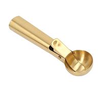Hamwesh Scoop à la Crème Glacée, Acier Inoxydable avec Gâchette Antiadhésive pour Yogourt glacé Gelatos Sundaes Fruit Scoop Multifonctionnel Lave-vaisselle Manche Ergonomique (GOLD)
