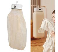 Hamwesh Sèche-linge Portable, Mini Sèche-linge Compact et Pliable avec Minuterie Réglable et Lumières LED, Séchage Rapide pour Appartement, Camping-car, Voyage, Blanchisserie (Prise UE 220V)