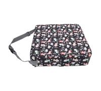 Hamwesh Siège Rehausseur pour Table à Manger, Coussin Rehausseur Portable Imperméable et Antidérapant, Siège Léger et Confortable, Facile à Nettoyer, pour la Maison, les Voyages et les Repas (Girafe)