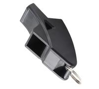 Hamwesh Sifflet d'arbitre, Plastique Durable avec Sifflet de Football à Son Fort et Net, d'entraîneur avec Lanière pour Jeux de Football, Compétitions de Basket-Ball, Enseignants, écoles, (Black)