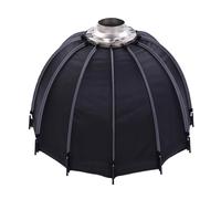 Hamwesh Softbox Parapluie, 25,6 Pouces, Boîte à Lumière Pliable à Une Pression, Conception Parabolique Profonde pour Flash, Boîte à Lumière Portable avec Double Couche de Diffusion, Grille en Nid