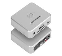 Hamwesh Stéréo 128Kbps Numériseur de Musique, Double Canal vers MP3 | Convertisseur pour vieille musique analogique, avec télécommande, enregistrement sur disque U ou carte SD, vérification de