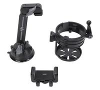 Hamwesh Support de Téléphone de Voiture, Support de Tasse Universel 2 en 1, de Téléphone Réglable en Hauteur, Forte Aspiration sans Secousse avec Bras Rétractable pour Voiture Camion SUV (Tige