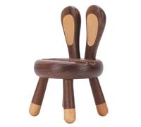 Hamwesh Support de Téléphone en Bois, Petite Chaise avec Support à 4 Pieds et Oreilles de Lapin pour Les Smartphones et Tablettes, Jolie Décoration de Maison