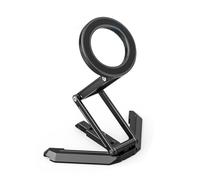 Hamwesh Support de Téléphone Magnétique Pliable en Alliage d'aluminium, Support de Trépied à Fixation Magnétique Solide, Kit de Vlogging avec Joint Réglable Multi-Angle et Base Antidérapante en