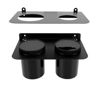 Hamwesh Support D'entonnoir à Huile, Support de Stockage Double | Support Mural, Ouvertures de 3,27 et 2,28 pouces, amovibles pour garage, atelier, réparation automobile ou remorque de course