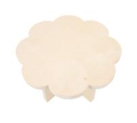 Hamwesh Table en Forme de Fleur, Fabriquée à Partir de Bois Massif avec Un Savoir-Faire Exquis, Conception Pliable et Portable pour Le Camping, avec Un Joli Motif de Fleurs et Une Structure Robuste