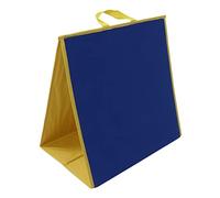 Hamwesh Tableau en Feutre, Tableau de Flanelle Double Face Pliable, d'enseignement éducatif avec Tissu en Feutre pour Un Retrait Facile du Bâton et des Activités d'artisanat Préscolaire, (Bleu Vert)