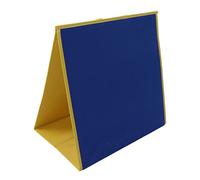 Hamwesh Tableau en Feutre, Tableau de Flanelle Double Face Pliable, d'enseignement éducatif avec Tissu en Feutre pour Un Retrait Facile du Bâton et des Activités d'artisanat Préscolaire, (Bleu Noir)