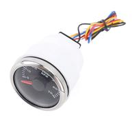 Hamwesh Tachymètre Numérique, 7000 Tr/min 52 Mm 2 Pouces, Rétroéclairage électrique 7 Couleurs DC 9 à 32 V, Compteur Horaire, Compteur de Révolution avec Rapport de Vitesse Réglable pour Camion,